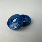 SUGINO BMX CRANK DUST CAPS BLUE FOR OLD SCHOOL CT MAXY CROSS SUPER GT