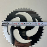 Vintage NOS WALD 44 Tooth Chrome Bicycle Chainring Sprocket #544 Stingray BMX