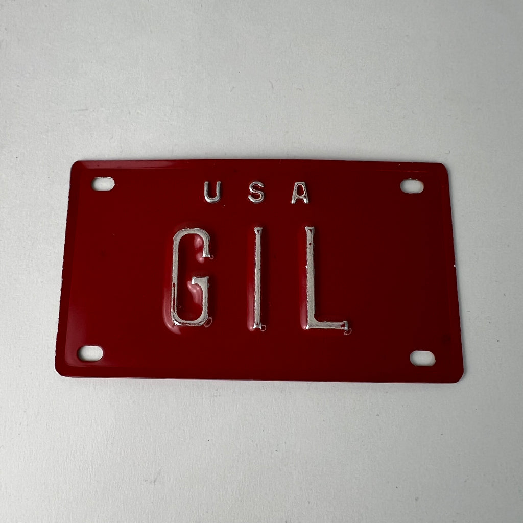 GIL USA LICENSE PLATE VINTAGE