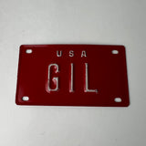 GIL USA LICENSE PLATE VINTAGE