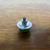 BICYCLE REFLECTOR JEWEL GREEN CHARLES GULOTTA CO USA MADE FOR SCHWINN OTHERS NOS