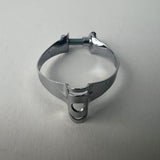 Vintage BMX Bicycle Brake Cable Guide Clamp Chrome 1" Frame Tube NOS