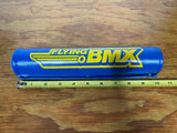 OLD SCHOOL BMX FLYING O BLUE & YELLOW PAD SET VINTAGE NOS