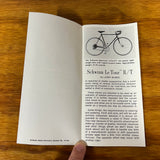 1974 SCHWINN LETOUR TEN SPEED ROAD TEST BROCHURE BICYCLE CATALOG VINTAGE NOS
