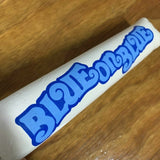 OLD SCHOOL BLUE ON BLUE PAD FITS STRAIGHT HANDLEBAR BMX BIKE VINTAGE NOS