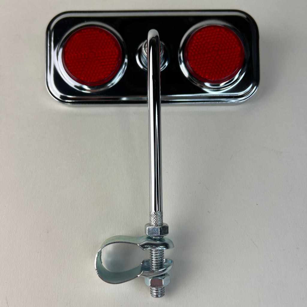 BICYCLE MIRROR FITS SCHWINN STINGRAY SEARS MUSCLE BIKES ROAD BIKES & OTHERS RED