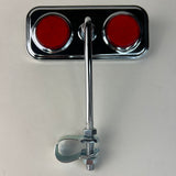 BICYCLE MIRROR FITS SCHWINN STINGRAY SEARS MUSCLE BIKES ROAD BIKES & OTHERS RED