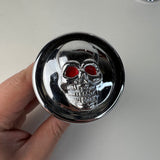 BICYCLE GRIPS WITH SKULL ENDS FOR CUSTOM CHOPPER BIKES & MANY OTHERS NEW