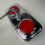 BICYCLE MIRROR FITS SCHWINN STINGRAY SEARS MUSCLE BIKES ROAD BIKES & OTHERS RED