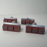 Vintage COMPE Bicycle Brake Pads Red Rubber Road BMX Schwinn Set of 4 Used