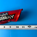 OLD SCHOOL BMX TEAM MURRAY RED / SILVER / BLACK PAD SET VINTAGE NOS
