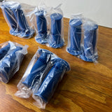 5X BICYCLE BLUE GRIPS FIT OLD SCHOOL BMX SCHWINN STINGRAY MURRAY HUFFY OTHER NOS