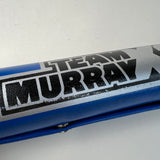 OLD SCHOOL BLUE TEAM MURRAY X24 BMX BIKE FRAME TOP TUBE PAD VINTAGE NOS