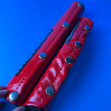 OLD SCHOOL BMX TEAM MURRAY RED / SILVER / BLACK PAD SET VINTAGE NOS