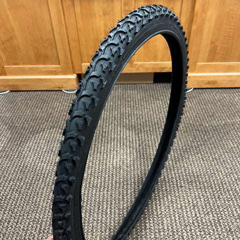 BICYCLE TIRE 26 X 1.95 BLACK WALL FITS MTB TREK SPECIALIZED GT MONGOOSE & OTHERS