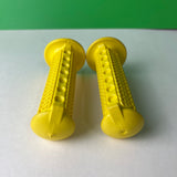 OLD SCHOOL BMX GRIPS WINNERS CIRCLE YELLOW OG 1970S 1980S RACE VINTAGE NOS