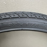 BICYCLE TIRES 22 X 1.75 FITS UNICYCLE SCHWINN OTHERS NEW