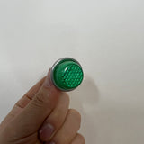 BICYCLE REFLECTOR JEWEL GREEN CHARLES GULOTTA CO USA MADE FOR SCHWINN OTHERS NOS
