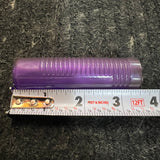 CLEAR PURPLE TRICYCLE GRIPS 5/8" ID. 3-3/8" LONG FITS ELGIN AMF HUFFY COLSON NOS