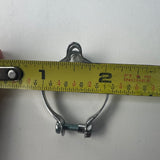 Vintage BMX Bicycle Brake Cable Guide Clamp Chrome 1" Frame Tube NOS