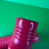 VINTAGE RED TRICYCLE GRIPS 5/8" ID. 3-3/8" LONG FITS ELGIN AMF HUFFY COLSON NOS