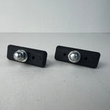 NOS Vintage Bicycle V-Brake Brake Pads Shoes Pair Threaded Post Black MTB BMX