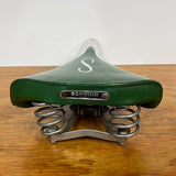 Schwinn Approved S Seat Green / White Fits Varsity Road Bikes & Others Vintage
