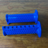 OLD SCHOOL BMX HANDLEBAR GRIPS BLUE COBRA MX OCTOPUS BICYCLE VINTAGE NOS