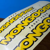 MONGOOSE XBAR & FRONT FORK DECAL STICKER SET MID SCHOOL VINTAGE NOS