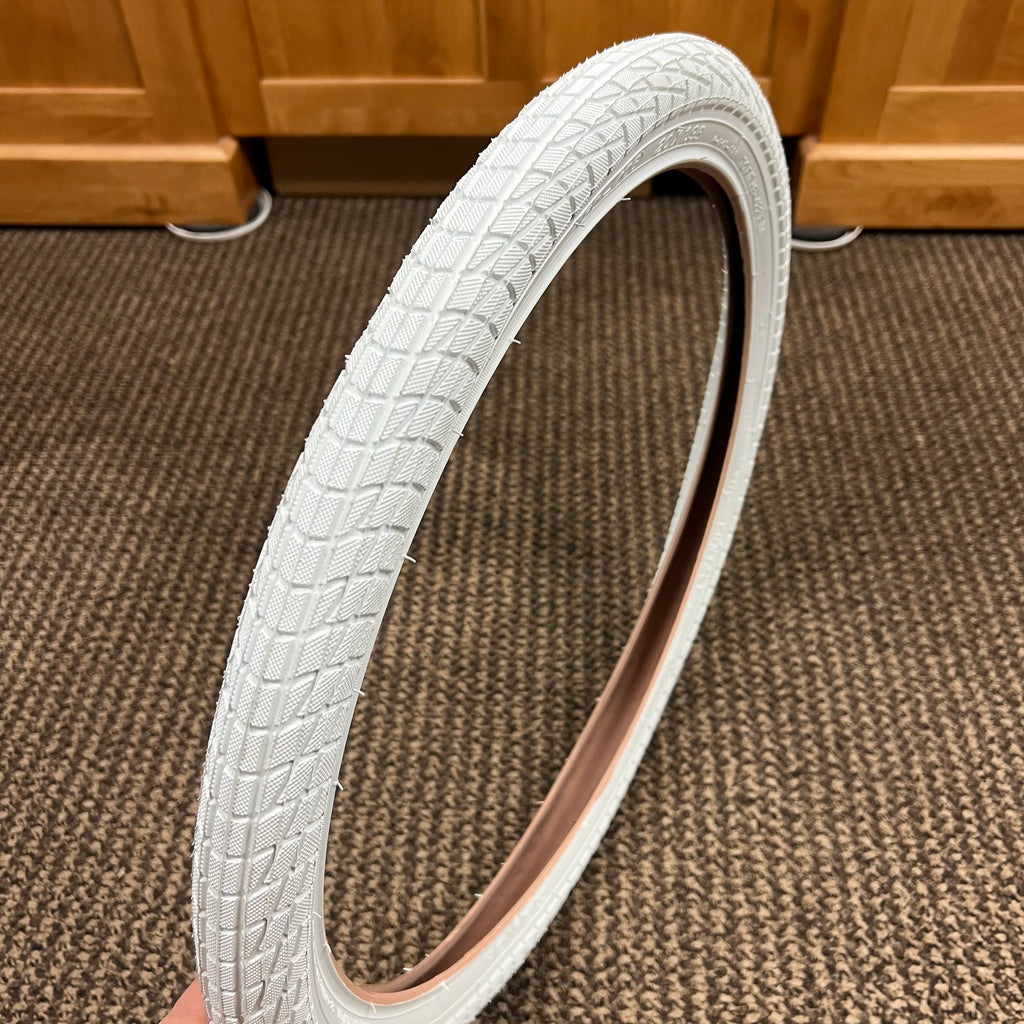 BICYCLE TIRE 20 X 1.95 WHITE WALL FIT OLD SCHOOL BMX GT MONGOOSE SCHWINN OTHER