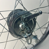 Vintage 16" Bicycle Front Wheel Sun Metal Rim Drum Brake Schwinn Stingray Style