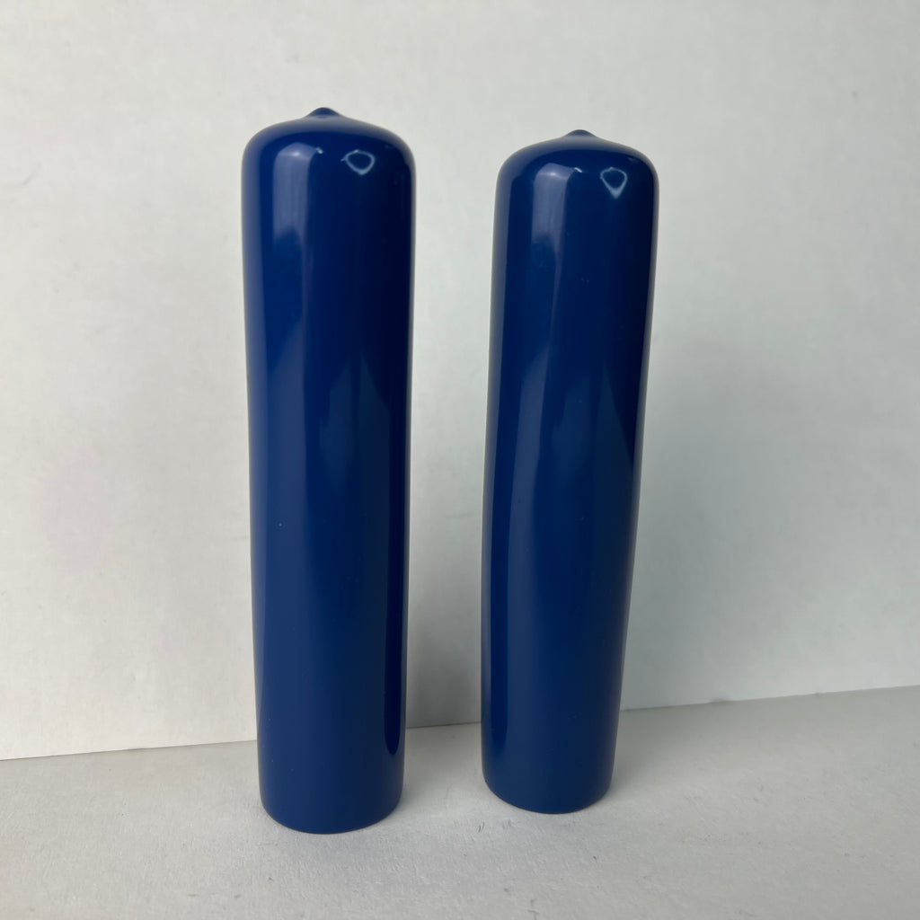 BICYCLE BLUE GRIPS 7/8" ID 4-1/2" LONG FITS SCHWINN HUFFY MURRAY OTHERS VTG NOS