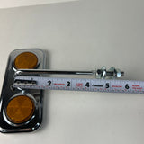 BICYCLE MIRROR FITS SCHWINN STINGRAY SEARS MUSCLE BIKES ROAD BIKES & OTHERS AMBER