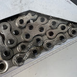 BICYCLE CHAIN SINGLE SPEED FIT COASTER BRAKE BIKES SCHWINN & OTHERS SILVER