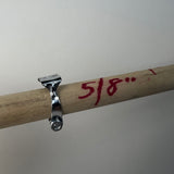 Vintage Bicycle Double Cable Clamps 5/8" Frame Tube Road Touring Bike NOS Pair