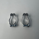 Vintage Bicycle Double Cable Clamps 5/8" Frame Tube Road Touring Bike NOS Pair