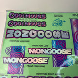 Mongoose Cool Moves BMX Decal Sticker Set NOS Complete Sheet FF-5473 Bike Vtg