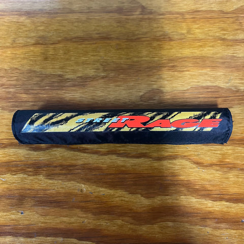 OLD SCHOOL BMX STREET RAGE RACING HANDLEBAR PAD BLACK VINTAGE RARE NOS