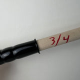 VINTAGE BLACK GRIPS 3/4" ID. 4-1/2" LONG FITS MURRAY HUFFY SEARS OTHERS NOS