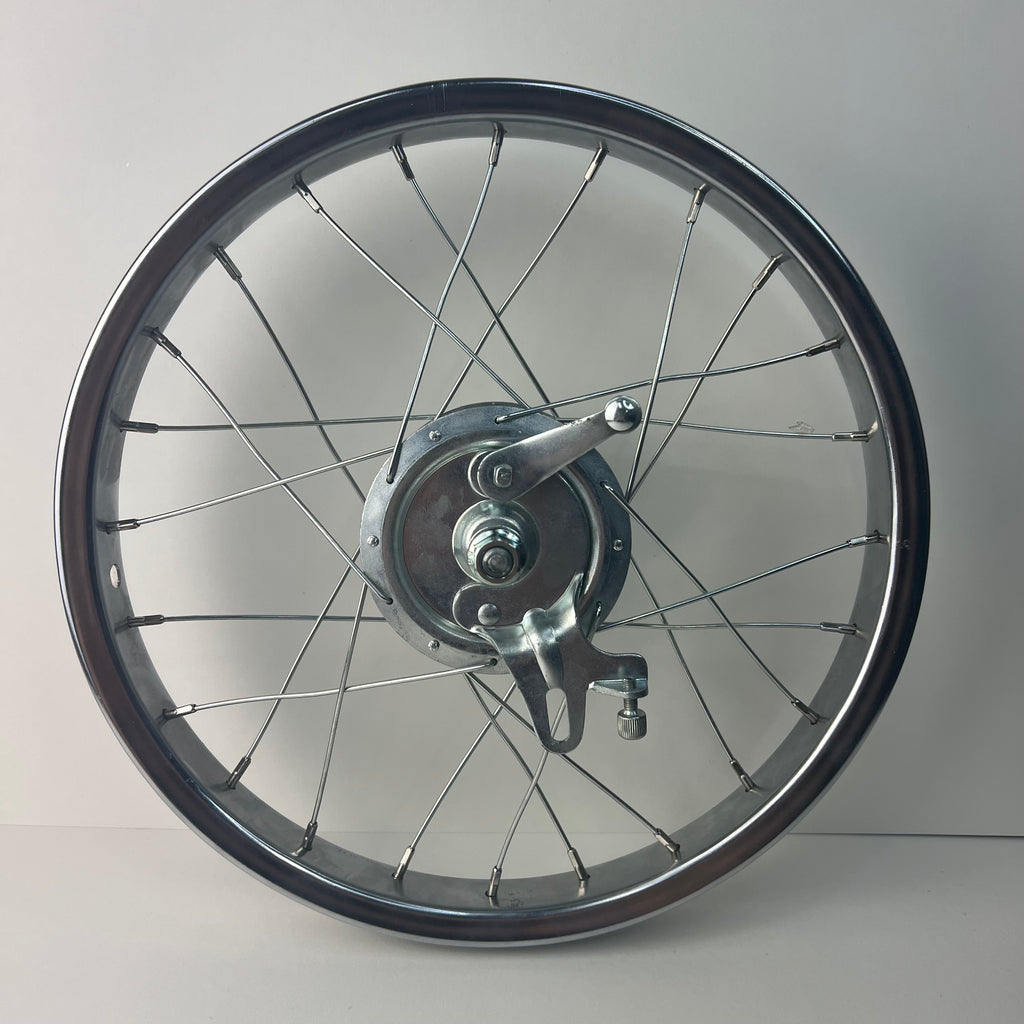 Vintage 16" Bicycle Front Wheel Sun Metal Rim Drum Brake Schwinn Stingray Style