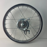 Vintage 16" Bicycle Front Wheel Sun Metal Rim Drum Brake Schwinn Stingray Style