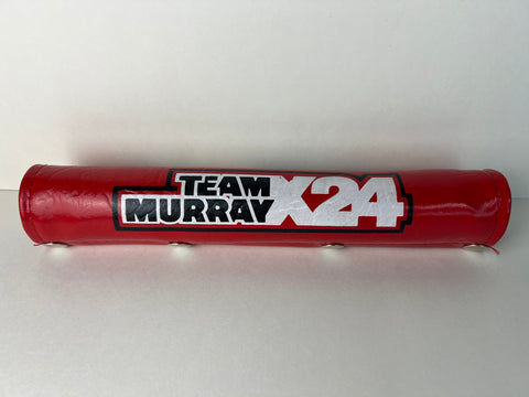 OLD SCHOOL RED TEAM MURRAY X24 BMX BIKE FRAME TOP TUBE PAD VINTAGE NOS