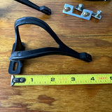BUCKEYE VP-706 TOE CLIPS WITH TOE STRAPS / BOLTS FOR ROAD TRACK BIKES VINTAGE