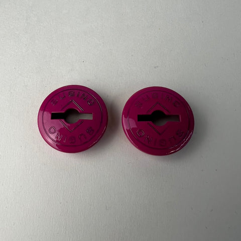 SUGINO BMX CRANK DUST CAPS PINK FOR OLD SCHOOL BMX BIKES & OTHERS