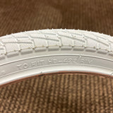 BICYCLE TIRE 20 X 1.95 WHITE WALL FIT OLD SCHOOL BMX GT MONGOOSE SCHWINN OTHER