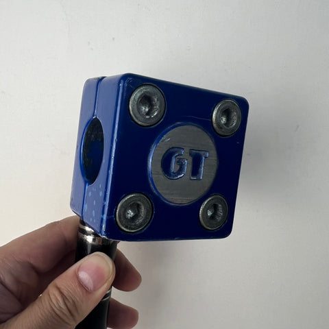Vintage GT BMX Stem Blue Quill Old School 4-Bolt Made in Japan Used