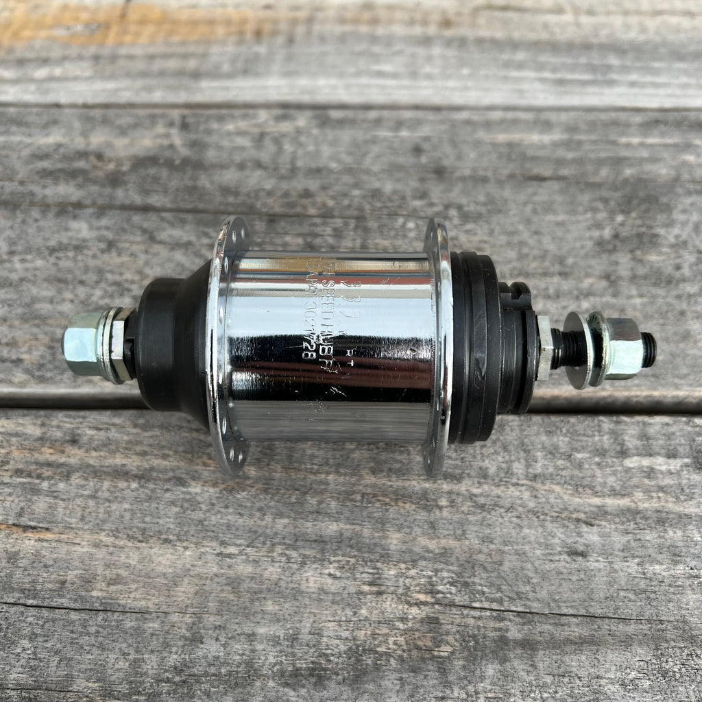 SHIMANO THREE SPEED HUB 333 USA 3 SPEED HUB 28H HOLES VINTAGE NOS
