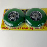 HUFFY MICRO REPLACEMENT SEALED BEARING WHEELS GREEN MODEL #99941