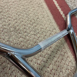 FREE STYLE BICYCLE HANDLEBAR FITS GT MONGOOSE BMX & OTHERS CHROME NEVER USED