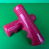 VINTAGE RED TRICYCLE GRIPS 5/8" ID. 3-3/8" LONG FITS ELGIN AMF HUFFY COLSON NOS